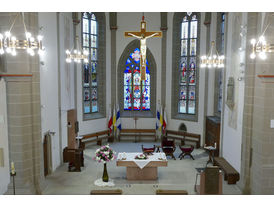Altar- und Straßenschmuck zu Fonleichnam (Foto: Karl-Franz Thiede)